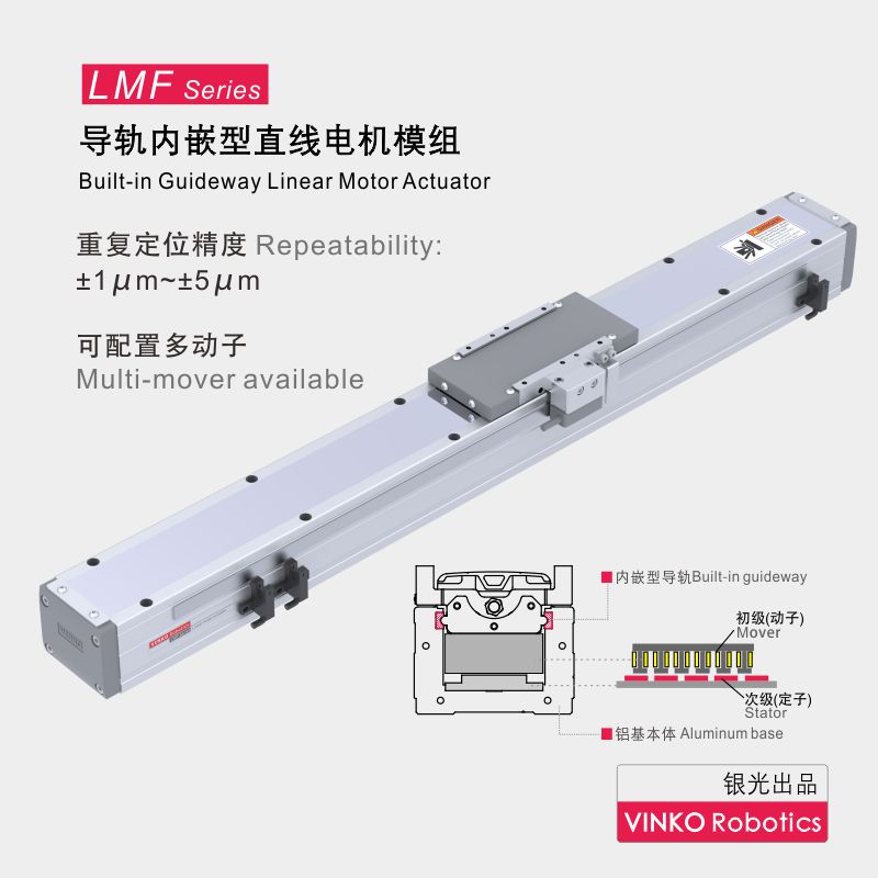 銀光LMF內(nèi)嵌直線電機模組